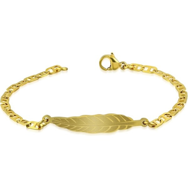 CITY STORM Dámsky náramok s pierkom z chirurgickej ocele v zlatej 66888751