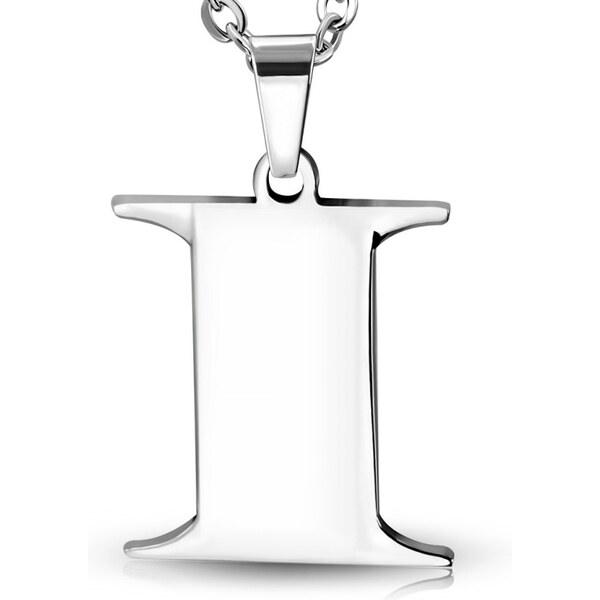 CITY STORM Retiazka s príveskom z chirurgickej ocele písmeno I - 2,2 66889383