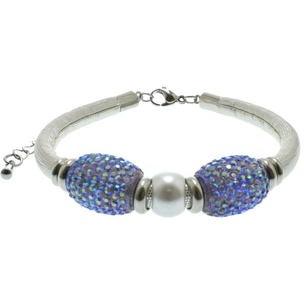 CITY STORM Dámsky náramok bielo modrý 66888739