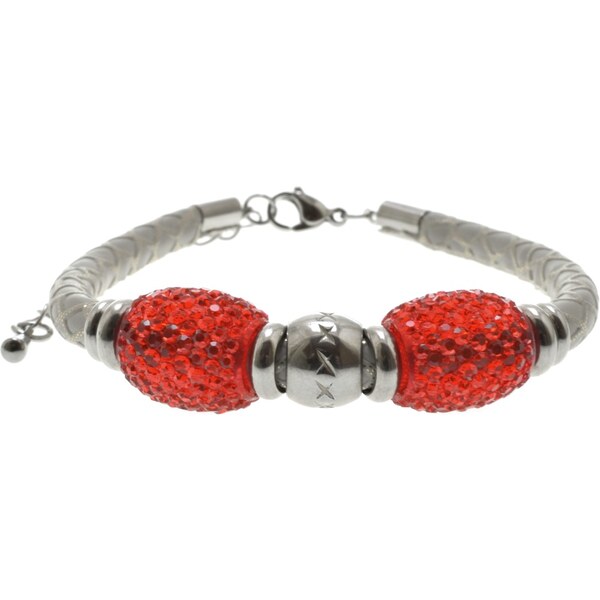 CITY STORM Dámsky náramok bielo červený 66888738