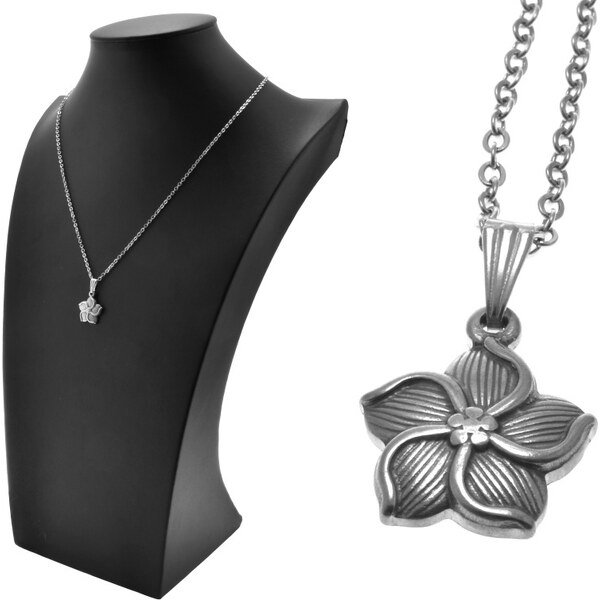 CITY STORM Dámska retiazka s príveskom kvet z ocele Emanuela 66888664