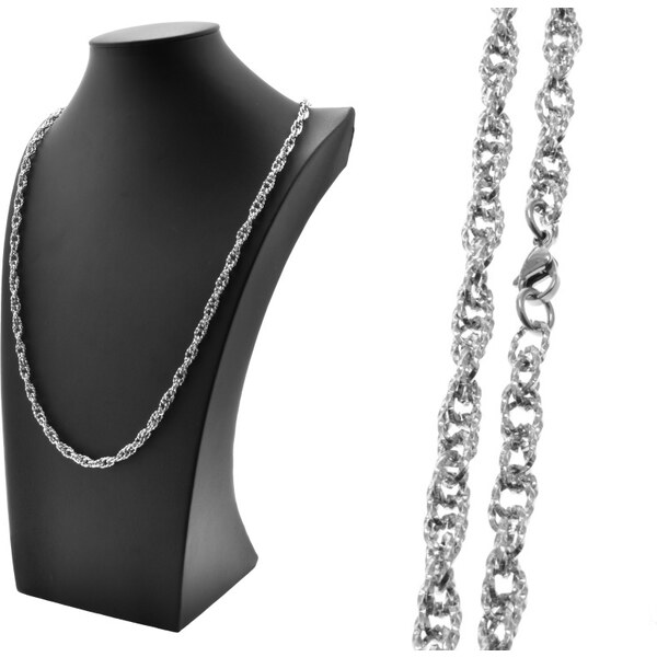 CITY STORM Dámska retiazka Monique pletený vzor z chirurgickej ocele 66888647