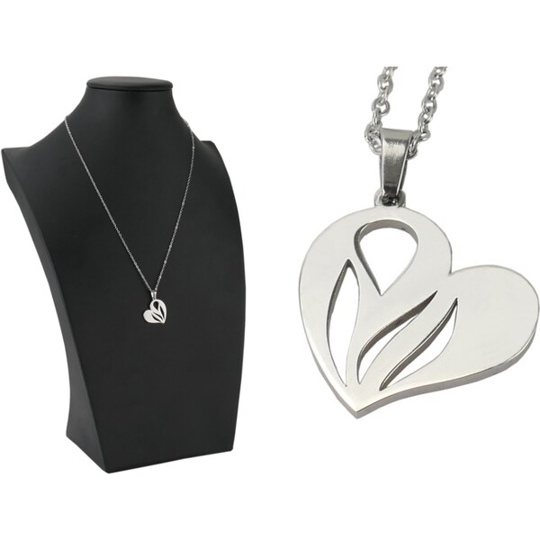 CITY STORM Dámska retiazka s príveskom srdce v striebornej farbe z 66888676