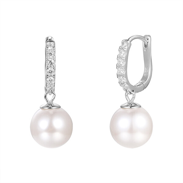 Olivie Perlové strieborné náušnice 4876 22007006