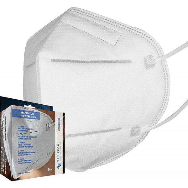 TEX-TECH Respirátor FFP2 zdravotnícky prostriedok vyrobený v Česku 21475773