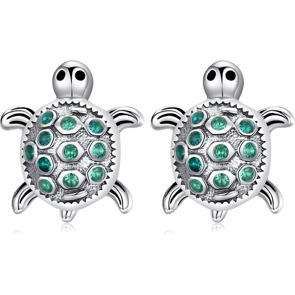 Olivie Strieborné náušnice KORYTNAČKA 4885 22007015