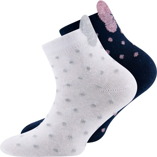 EWERS Ponožky námornícka modrá / sivá / svetloružová / biela 54224629