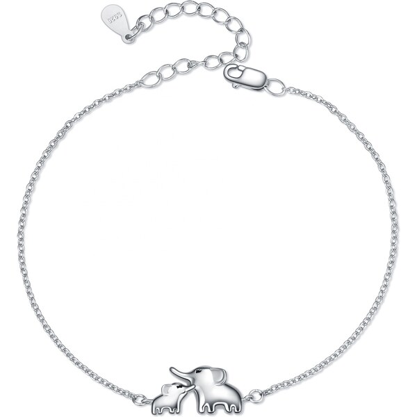 Olivie Strieborný náramok SLONÍ ŠTASTIE 4894 22007024