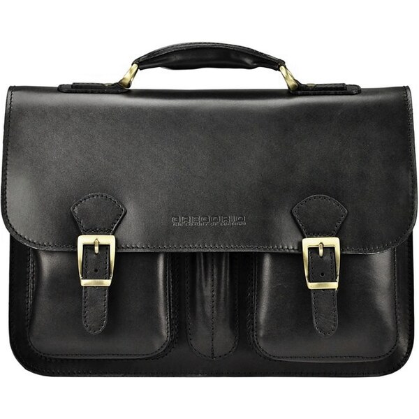 Gregorio Kožená aktovka Egon čierna 21492948