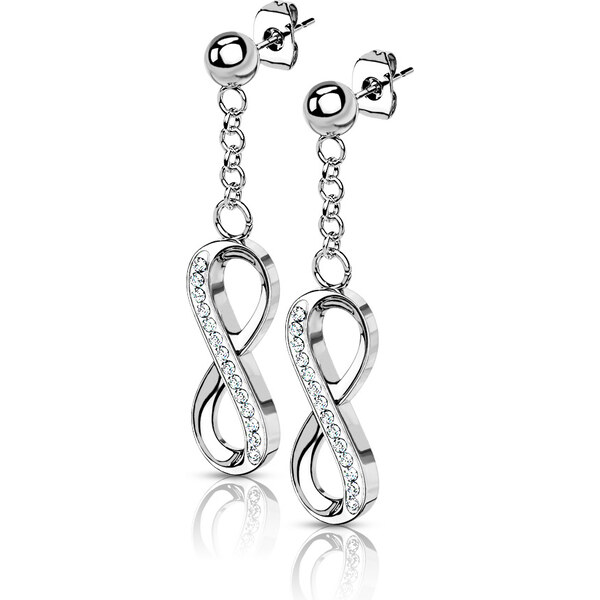 Dámske náušnice z chirurgickej ocele CARLY 23166864