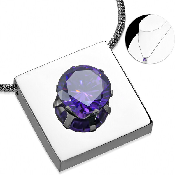 CITY STORM Retiazka štvorec fialový 66889415