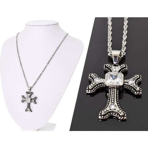 CITY STORM Retiazka s príveskom kríž s očkom 66889224