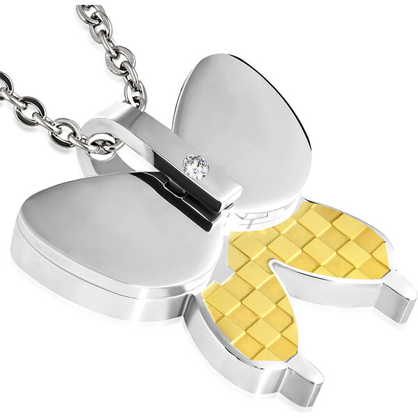 CITY STORM Retiazka z chirurgickej ocele s motýľom 66889428