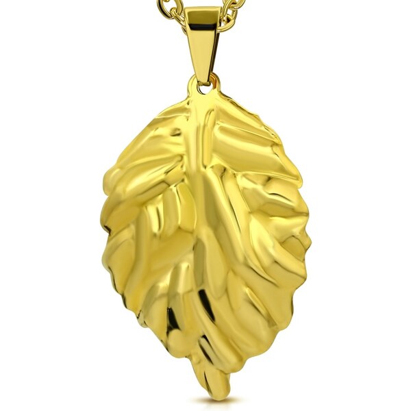 CITY STORM Dámska retiazka s príveskom z ocele v zlatej farbe Golden 66888690