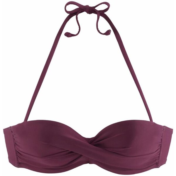 LASCANA Bikinový top bordová 21590178