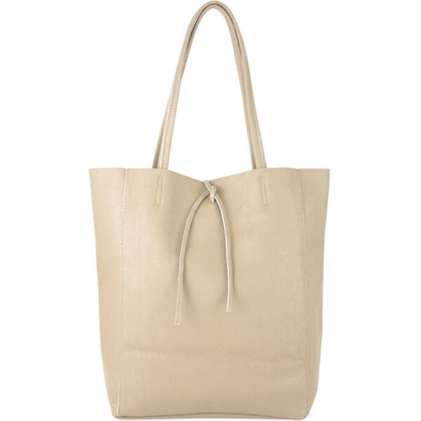 Glara Kožená kabelka shopper 27364531