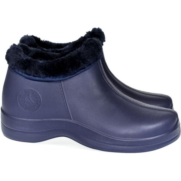 JOHN-C Dámske modré gumené poltopánky FLAME FARMER 47764074