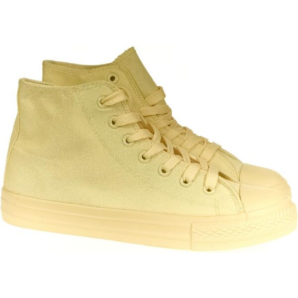 COMER Dámske žlté členkové tenisky RAINA 21639276
