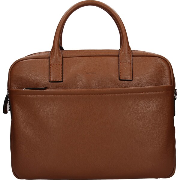 Kožená taška na notebook Katana Talin - koňak 21639508