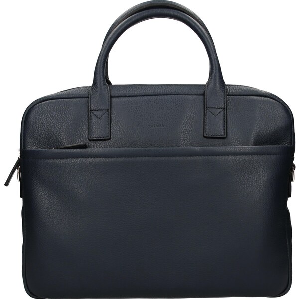 Kožená taška na notebook Katana Talin - tmavě modrá 21639509