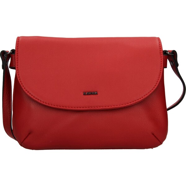 Kožená dámska crosbody kabelka Katana Felipa - červená 21642050