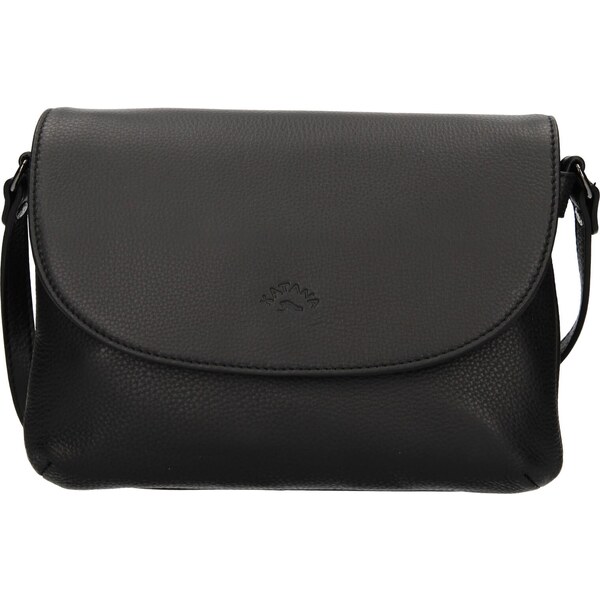 Kožená dámska crosbody kabelka Katana Felipa - čierna 21642052