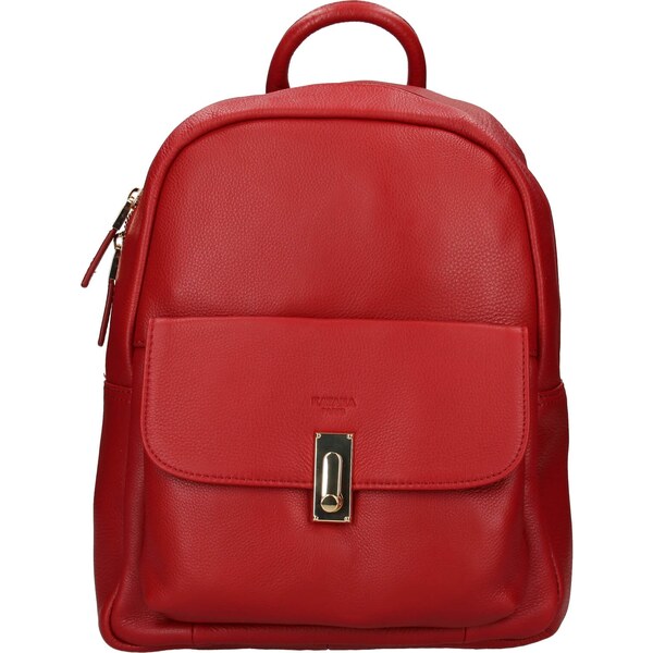 Elegantný dámsky kožený batoh Katana Ninna - červená 21642060