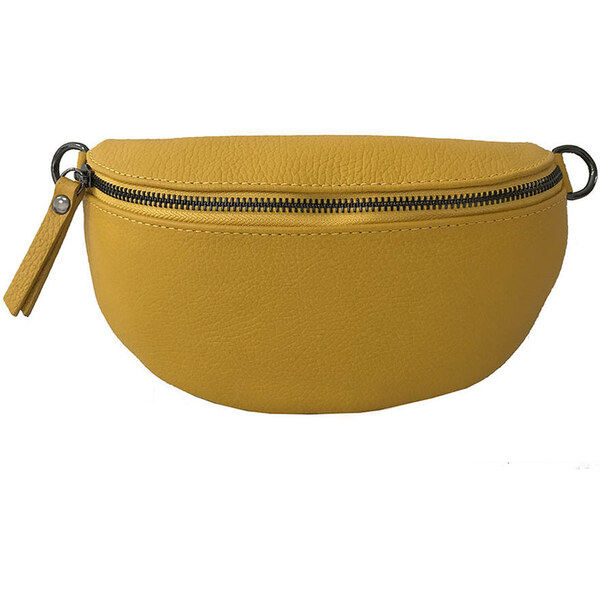 Glara Retro kožená kabelka oblička 26682117