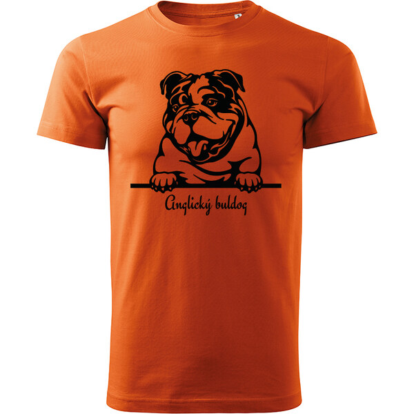 T-ričko Anglický buldog, pánske tričko s vlastným textom 21854152