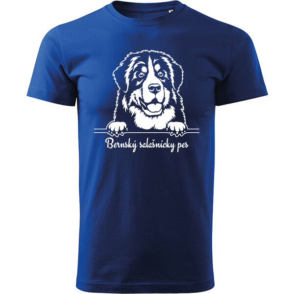 T-ričko Bernský salašnícky pes, pánske tričko s vlastným textom 21854156