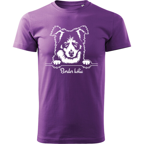 T-ričko Border kólia, pánske tričko s vlastným textom 21854159