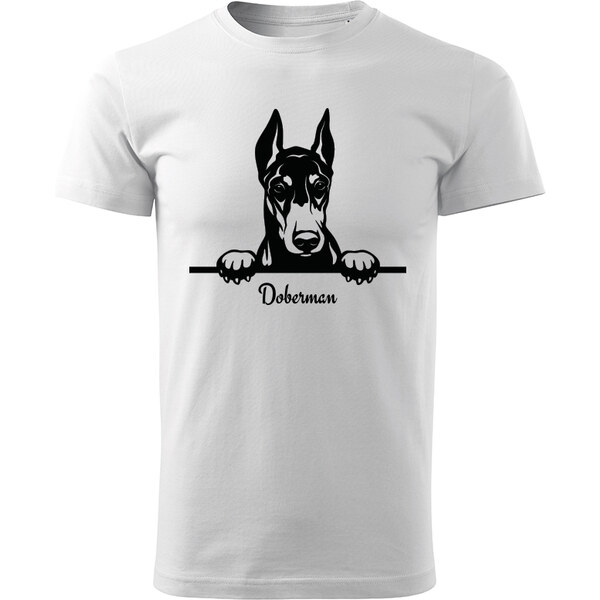 T-ričko Doberman, pánske tričko s vlastným textom 21854165