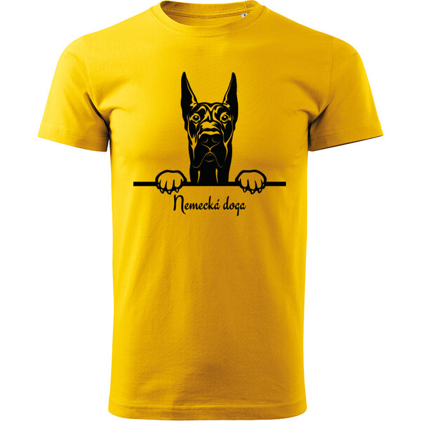 T-ričko Nemecká doga, pánske tričko s vlastným textom 21858673