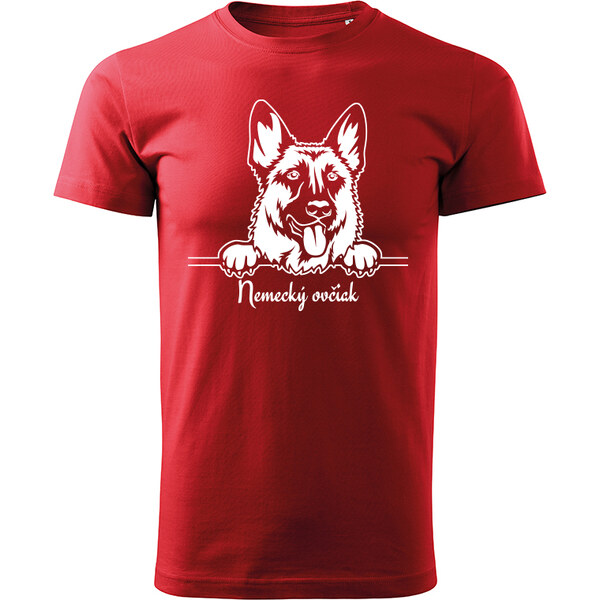 T-ričko Nemecký ovčiak, pánske tričko s vlastným textom 21858675