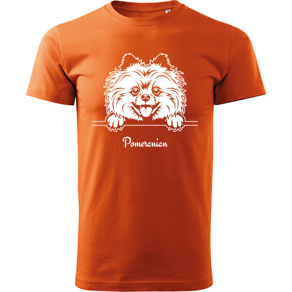 T-ričko Pomeranian, pánske tričko s vlastným textom 21858677