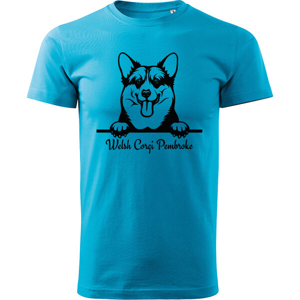 T-ričko Welsh Corgi Pembroke, pánske tričko s vlastným textom 21858687