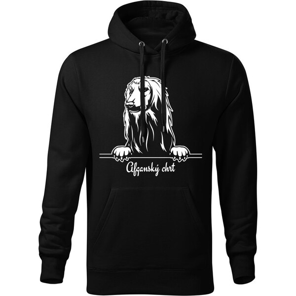 T-ričko Afgánsky chrt, pánska mikina s vlastným textom 21858689