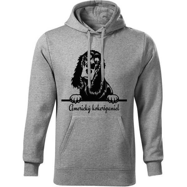 T-ričko Americký kokeršpaniel, pánska mikina s vlastným textom 21858692