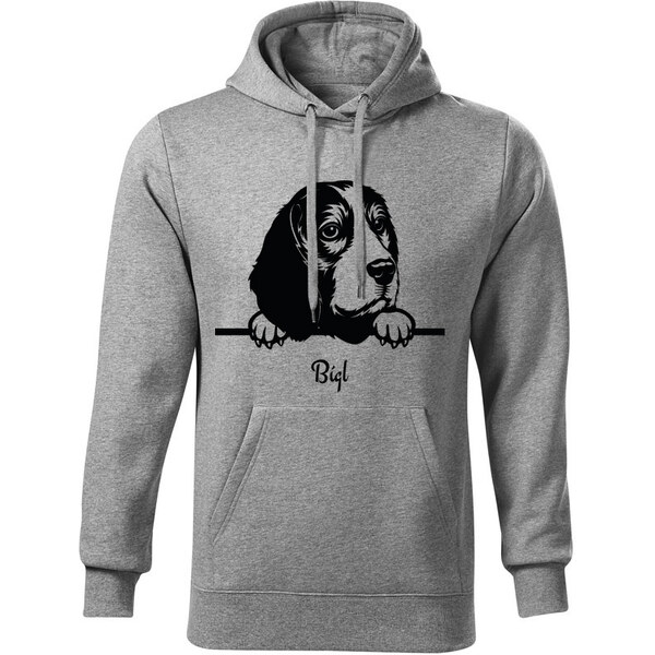 T-ričko Bígl, pánska mikina s vlastným textom 21866620