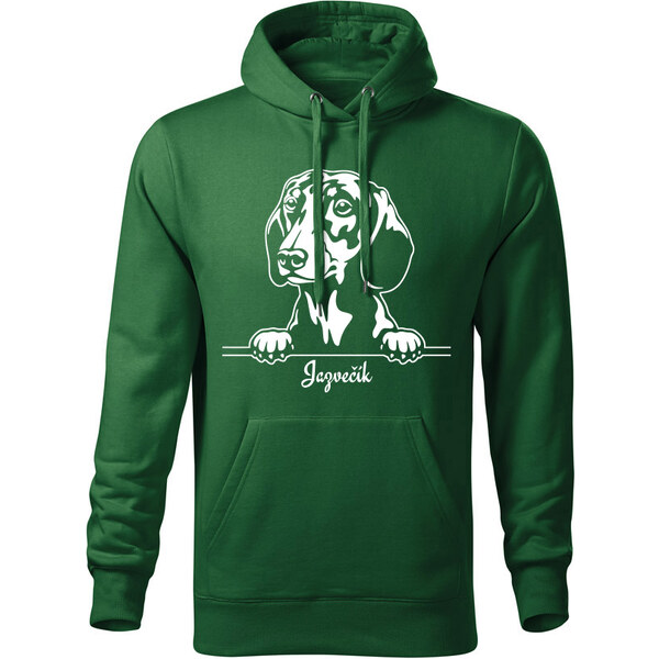 T-ričko Jazvečík, pánska mikina s vlastným textom 21866635