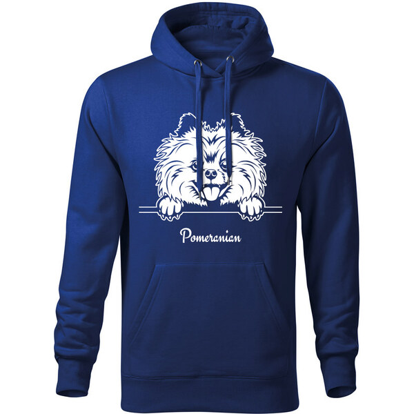 T-ričko Pomeranian, pánska mikina s vlastným textom 21866647