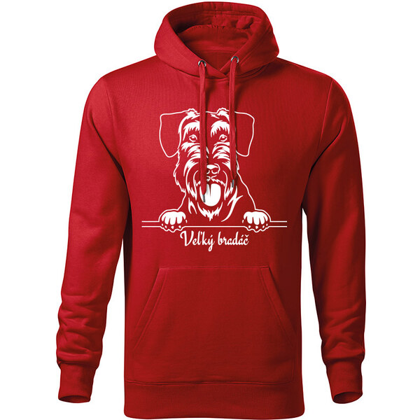 T-ričko Veľký brádáč, pánska mikina s vlastným textom 21866654