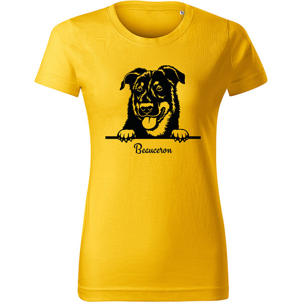 T-ričko Beauceron, dámske tričko s vlastným textom 21879672