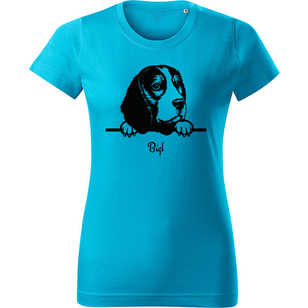 T-ričko Bígl, dámske tričko s vlastným textom 21879674