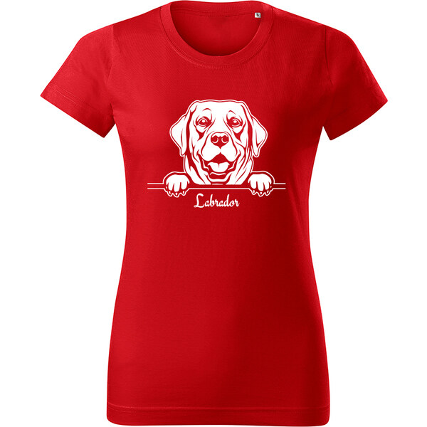 T-ričko Labrador, dámske tričko s vlastným textom 21881093