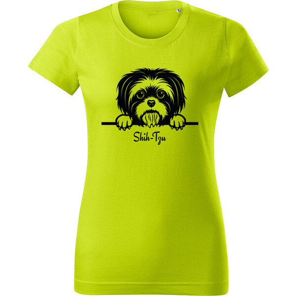 T-ričko Shih-Tzu, dámske tričko s vlastným textom 21881106