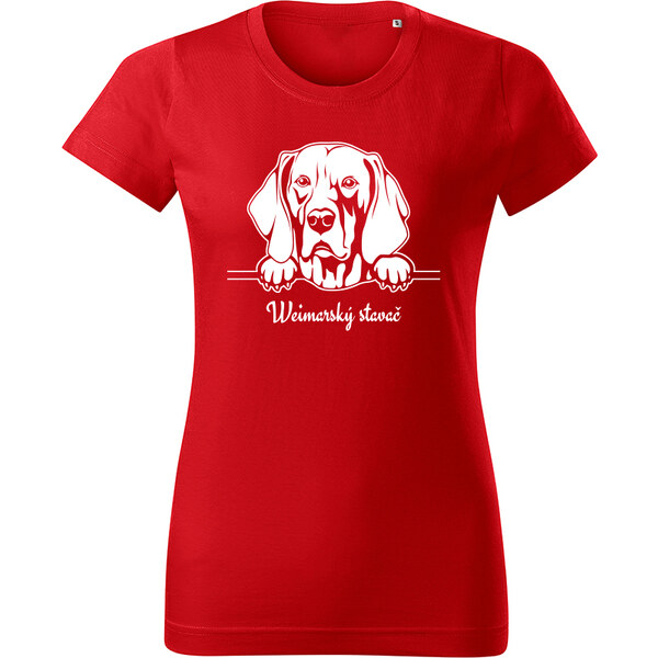 T-ričko Weimarský stavač, dámske tričko s vlastným textom 21881110