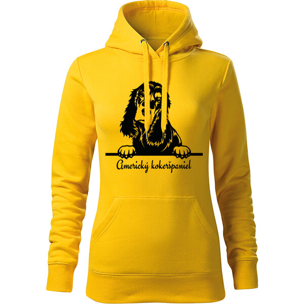 T-ričko Americký kokeršpaniel, dámska mikina s vlastným textom 21917376
