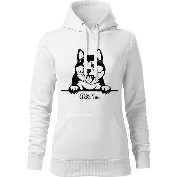 T-ričko Akita Inu, dámska mikina s vlastným textom 21917374