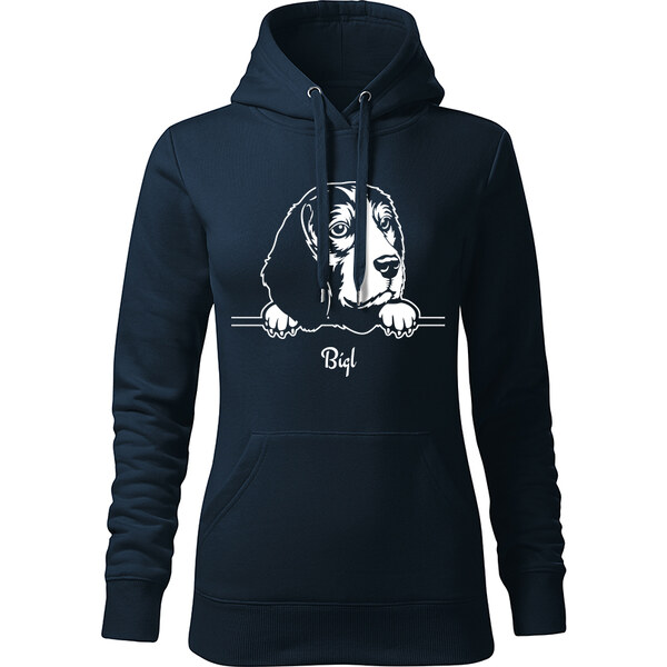 T-ričko Bígl, dámska mikina s vlastným textom 21917384